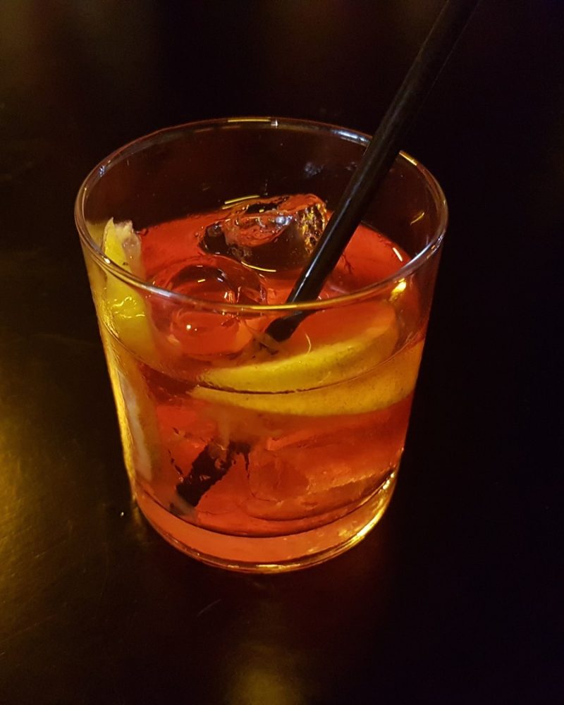 Bitter Hours — An amaro-forward aperitivo for the guest who finds most cocktail menus too sweet — three bitter liqueurs, one soft landing.